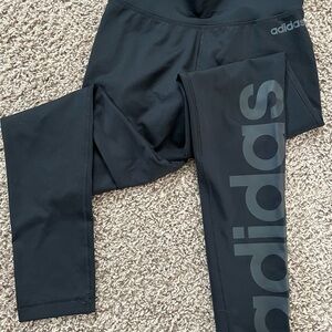 Adidas Kids Leggings in Black with Logo